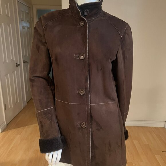 $3000 ARTICO ORIGINAL SHEARLING JACKET SIZE 42 / 6 US - Picture 1 of 7